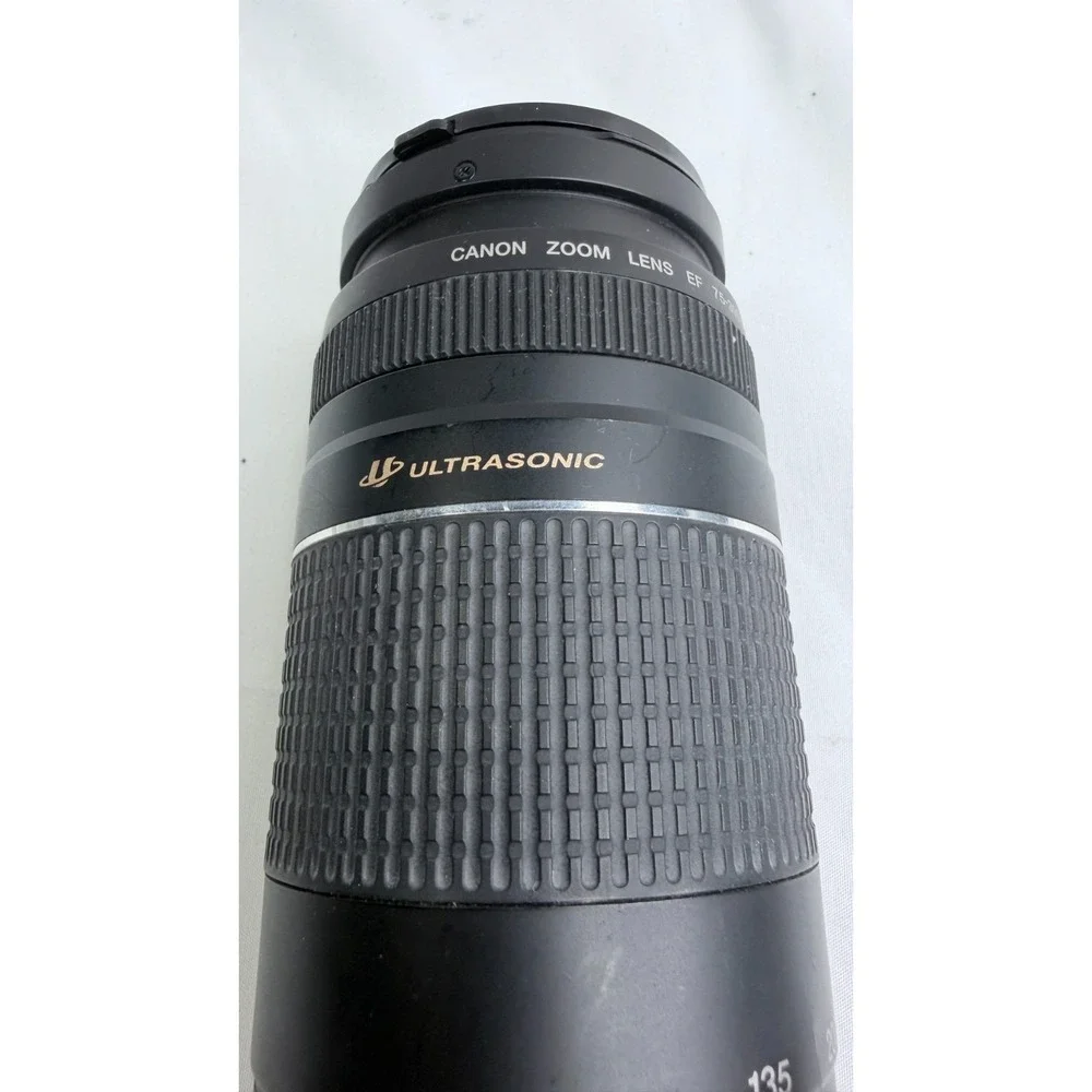 Canon EF 75-300mm f/4-5.6 II USM Ultrasonic Zoom Lens Tested Working